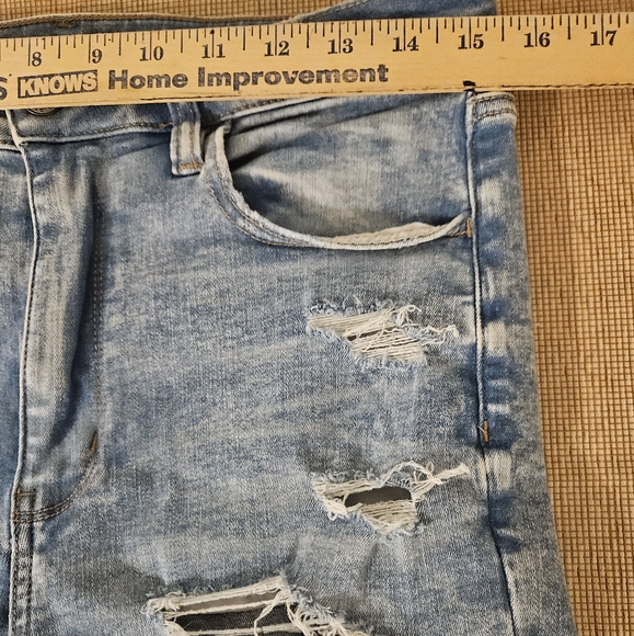 American Eagle Outfitters Super Hi Rise Jegging destroyed next level strecth 12S - Picture 9 of 16